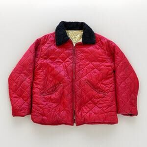 Vintage Jacket Mens XL Quilted Handmade Barn‎ Chore 70s Workwear